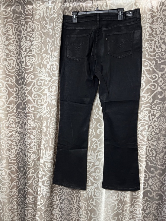 Levi’s Black Women’s Jeans - Mid Rise Bootcut Skinny - Picture 2 of 2